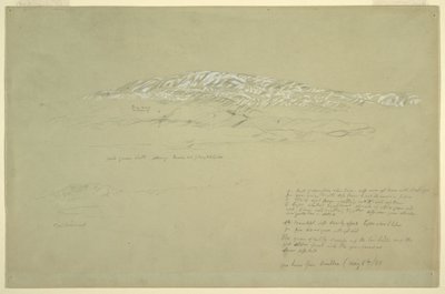 Mountains near Baalbek by Frederic Edwin Church